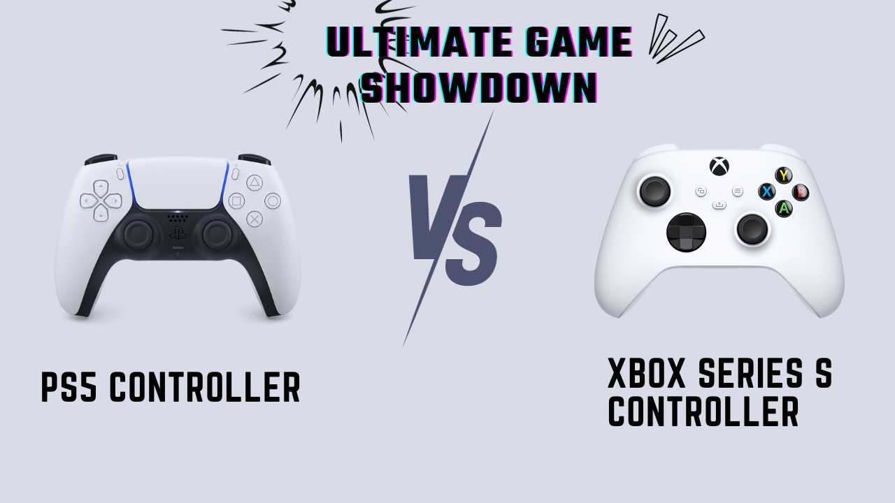 PS5 Controller vs Xbox Series S Controller